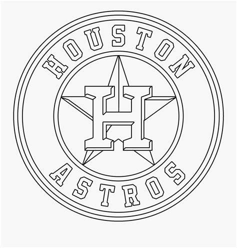 houston astros clip art black and white